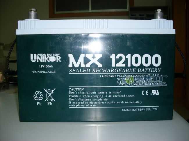 MX121000-MX121000 12V100.0AH 20HR