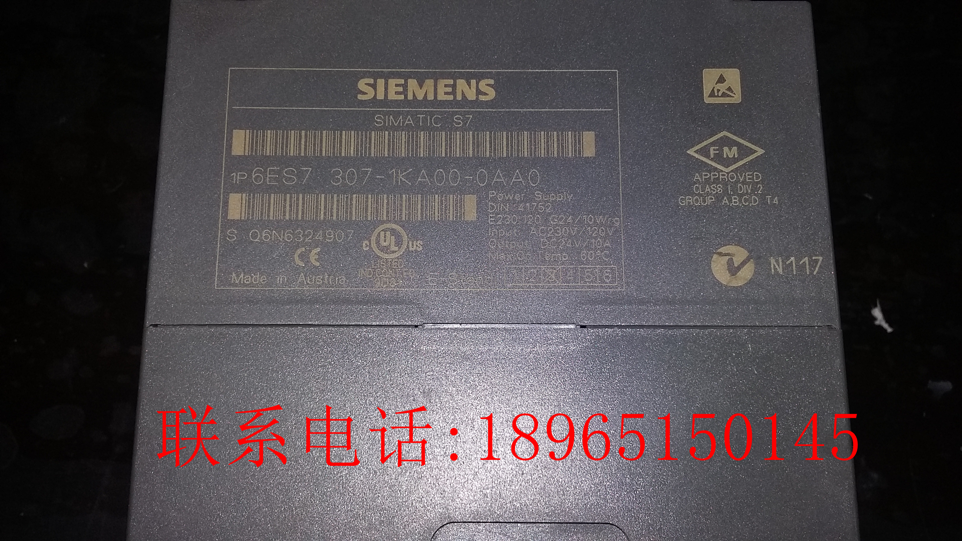 SIEMENSɱ̿ģ6ES7 307-1KA00-0AA0