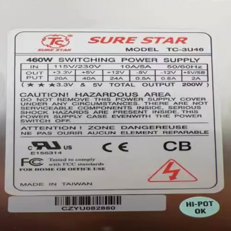 TC SURE STAR TC-3U46 460WԴۼԴά