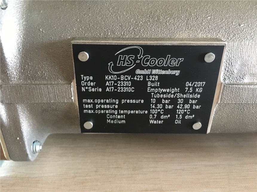 HS-COOLERȴ KK10-BCV-423 L328 