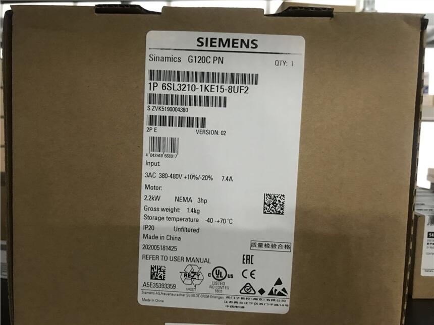 6SL3210-1KE15-8UF2 G120CƵ2.2kw 