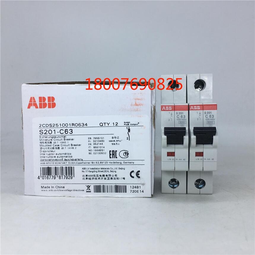 ABB S200ϵ΢Ͷ·(MCB)S201-C63տ΢