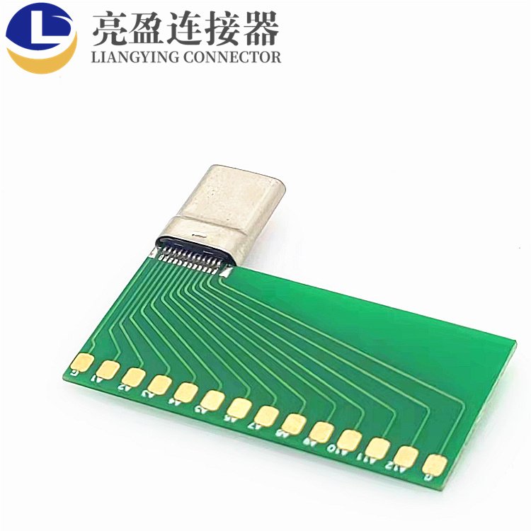 USBԲͷTYPE-Cа幫ͷ24PһPCB԰˫溸