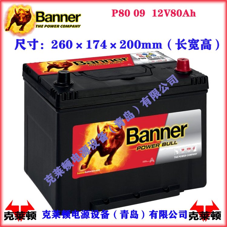 µBannerP800912V80Ah640CCAǦ